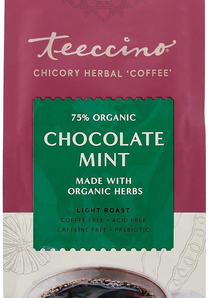 Teeccino Chocolate Mint Chicory Herbal Coffee Alternative - Image 3